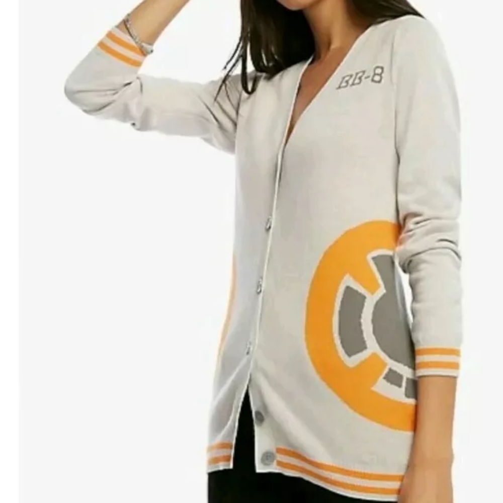 Star Wars Her Universe BB8 cardigan sweater